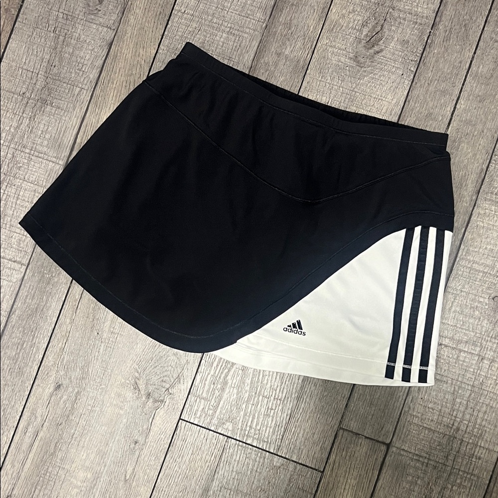 Adidas Black and White Workout Skort